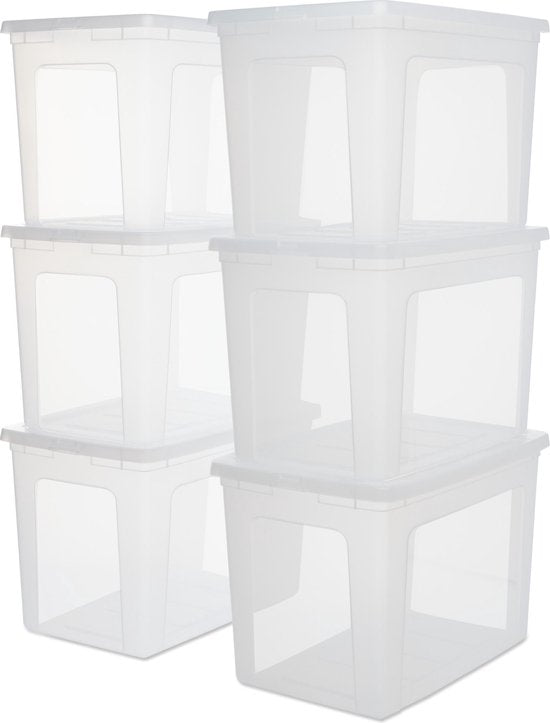 IRIS Clearbox Boîte de rangement - 70L - plastique - transparent