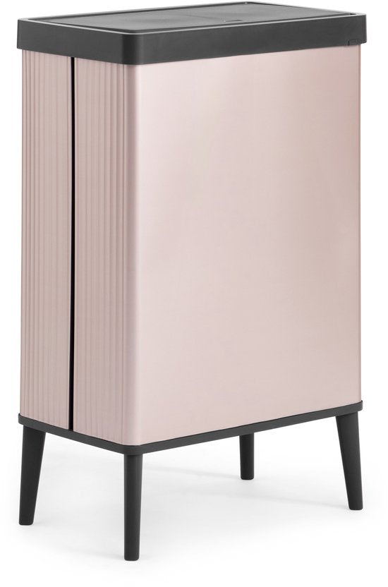 Poubelle haute Curver Verto 54 L rose