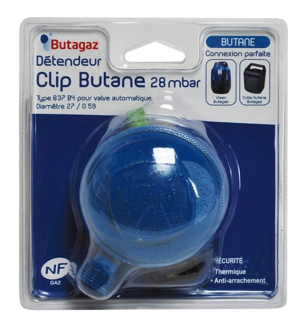 DETENDEUR BUTANE CLIP CUBE BUTAGAZ