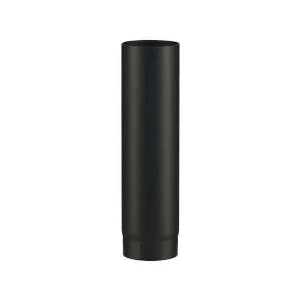 ELT DROIT PEINT NOIR MAT D150MM L50CM