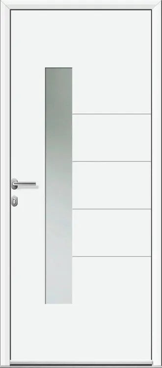 Porte d'entrée Alu Navia Essentiel H.215 x l.90 cm