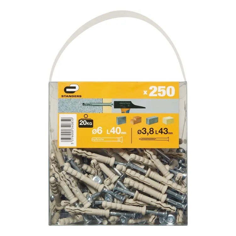 250 CHEVILLE A FRAPPER STANDERS 6X40MM/B