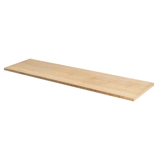 PLAN TRAVAIL BAMBOU NEW 245X65CM EP38MM