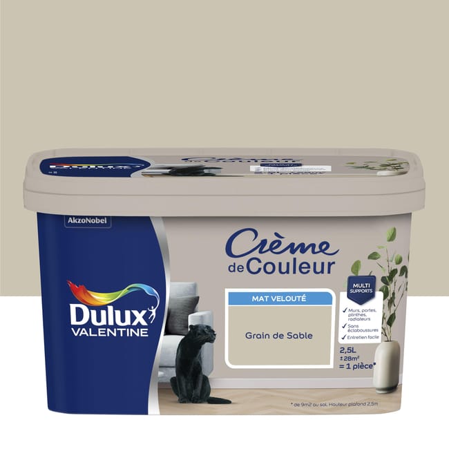 PEINTURE  MS MAT CREME DV 2.5L GRAIN SABLE