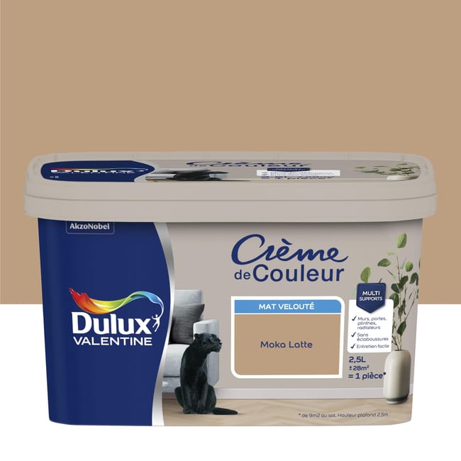 PEINT MS MAT CREME DV 2.5L MOKA LATTE