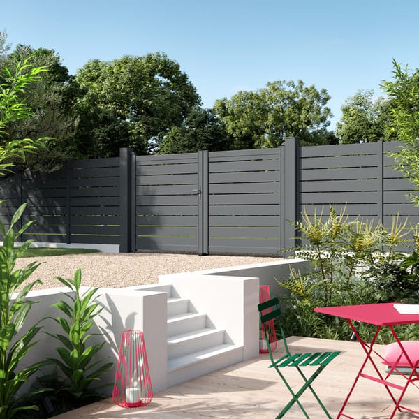 LAME ALU KLOSUP AJOURE L145X16CM GRIS