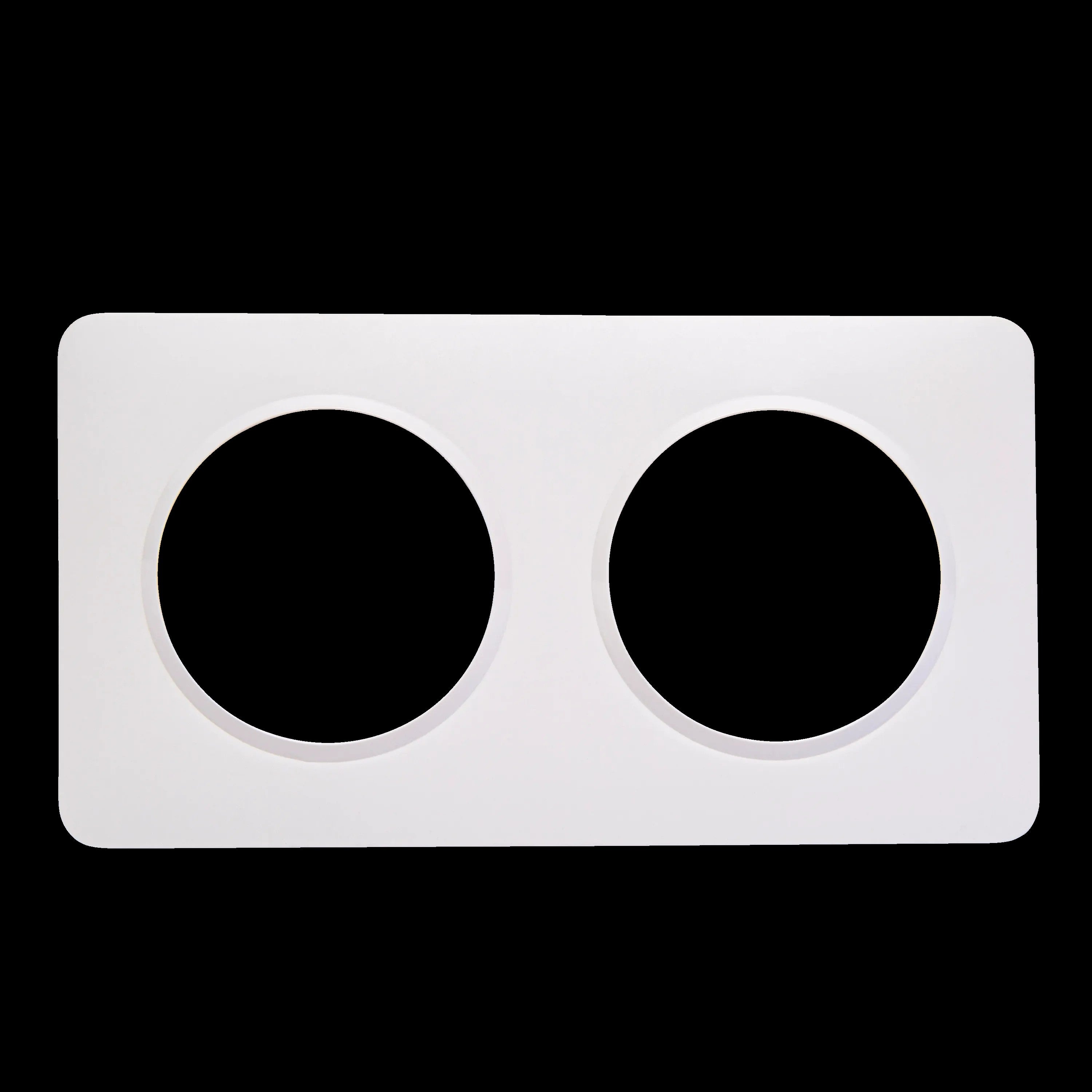 PLAQUE 2P LUMIA BLANC