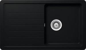 EVIER QUARTZ+RESINE TOLEDO 1B1E NOIR