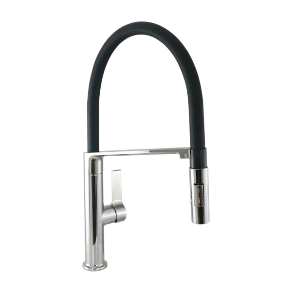 MITIGEUR CUISINE OLY CHROME BLACK