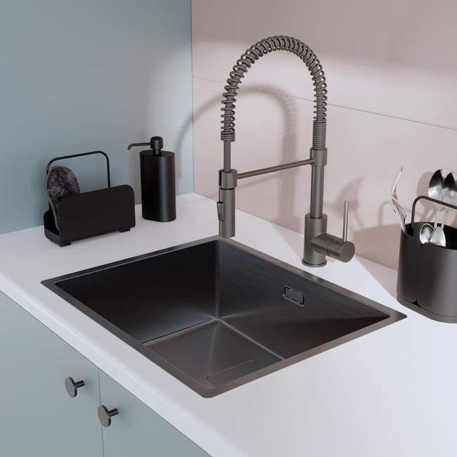 CUVE INOX MICHIGAN 55 CM GUN METAL
