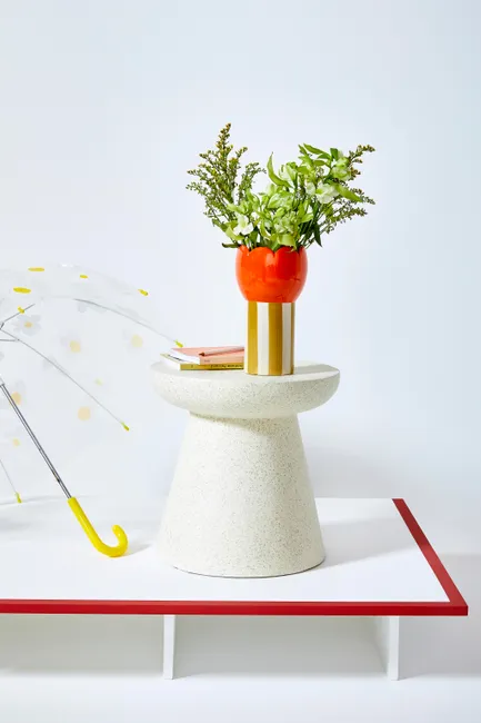 VASE CERAM CAPUCINE H23CM DIA 13CM BISOU