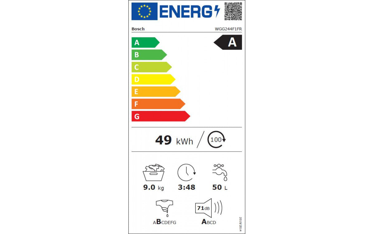 Lave-linge BOSCH SERIE 6 WGG244F1FR