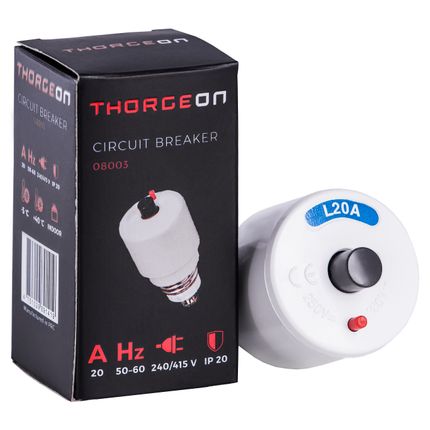 Circuit Breaker 20A E27 1P IP20 THORGEON
