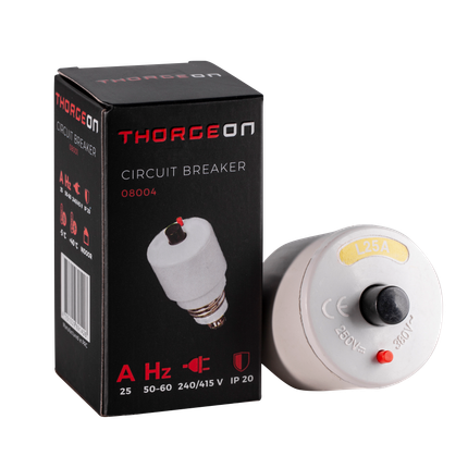 Circuit Breaker 25A E27 1P IP20 THORGEON
