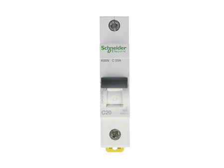Disjoncteur K60N-C20-1 C 20A unipolaire Schneider A9K02120