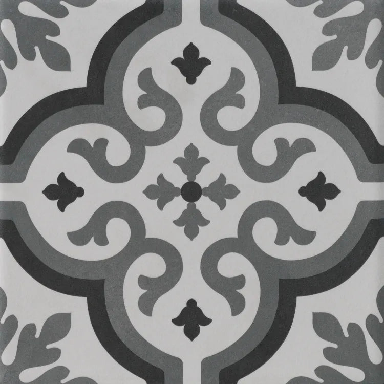 CX PATRIMONY 20X20 ROSACE NOIR BLC1.59M2