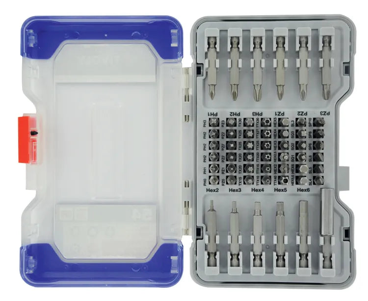 MALLETTE 54 PCS LED EMBOUTS VISSAGE TIV