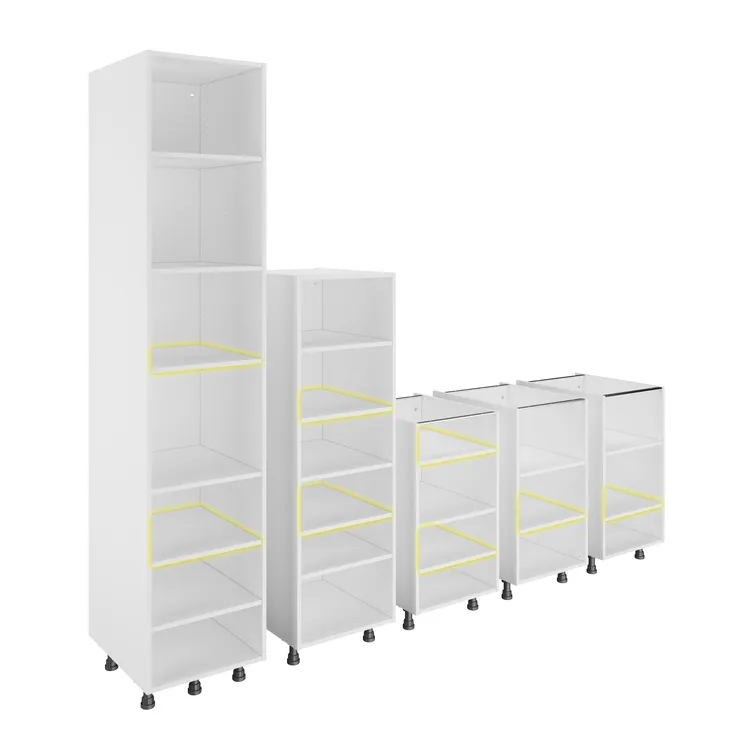 LOT 2 TABLETTES CAISSON DID L60XP35 BLC