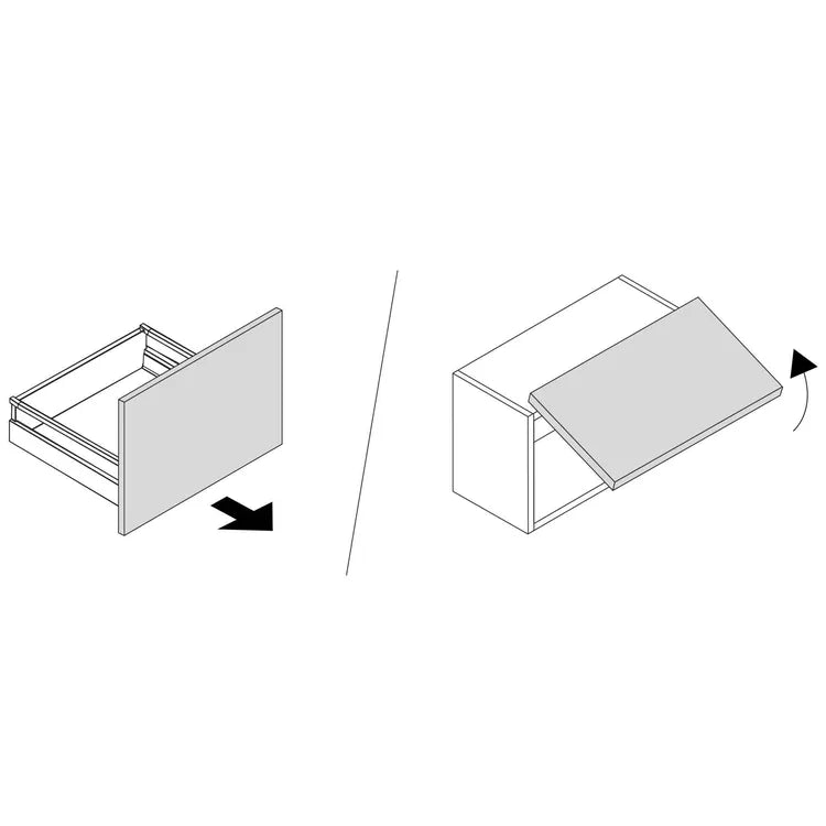 TIROIR/LIFT L60XH39 SOFIA BLANC