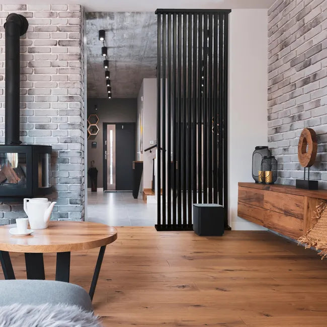 CLOISON CLAUSTRA MDF NOIR 250X82.9X9.8CM