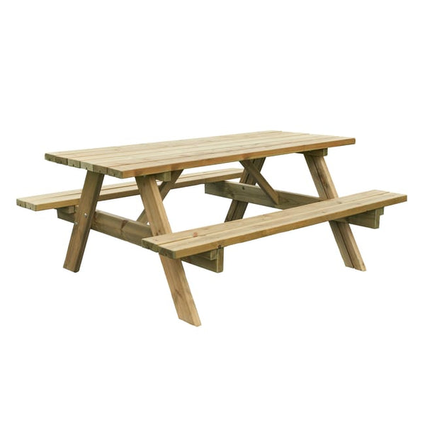 Table forestière pic nic en bois 6 personnes