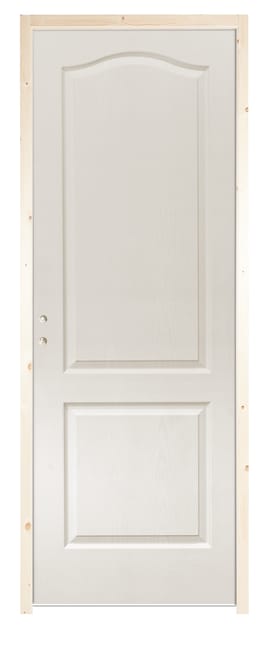 Bloc-porte postformé CDG huisserie 65 mm, H.204 x l.63 cm, poussans droit