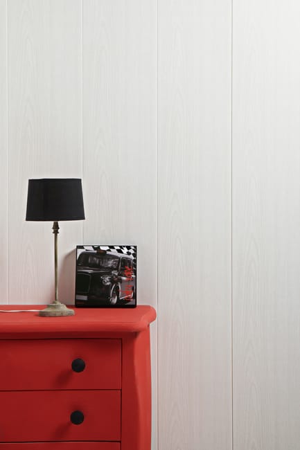 Lambris PVC blanc céruse ARTENS L.260 x l.25 cm x Ep.10 mm