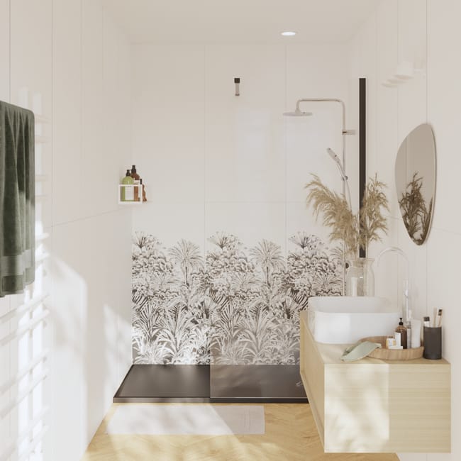 Carrelage mur intérieur blanc Arctic l.60 x L.120 cm ARTENS