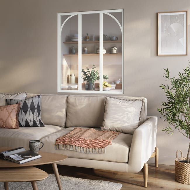 Lot de 2 accessoires arrondie pour verrière blanc ARTENS