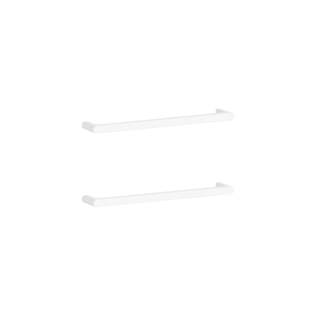 Lot de 2 poignées INSPIRE pour meubles Evo'M Nino Blanches 168mm